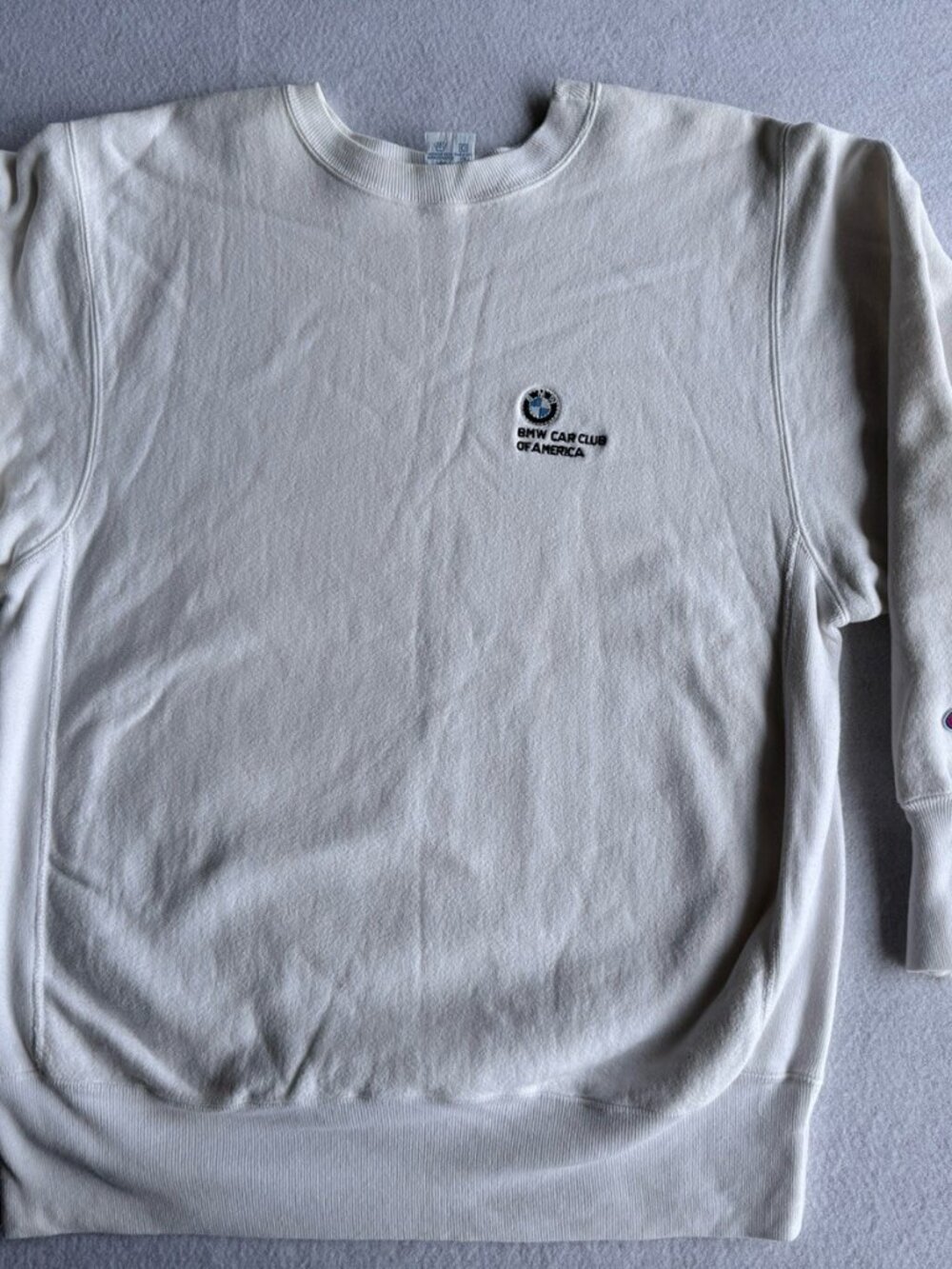 Champion Reverse Weave Vintage 90s BMW Car Club Sweatshirt